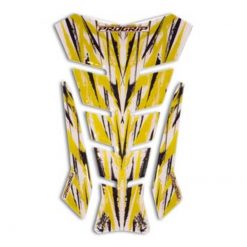 Tankprotektor Pro Grip gelb/schwarz/weiss 210mm