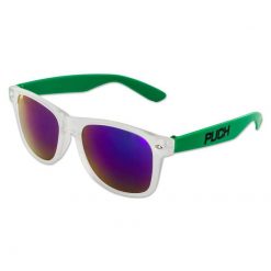 Sonnenbrille Puch grün/transparent, Gläser Iridium verspiegelt