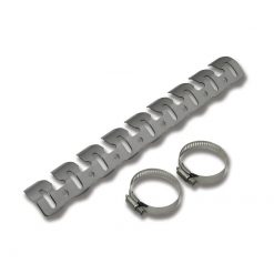 Protektor Auspuffkrümmer 4-t Alu, Titan eloxiert 315 x 46 mm