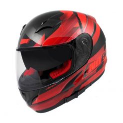 Helm Integral Noend Race rot mit Sonnen-Innenvisier S