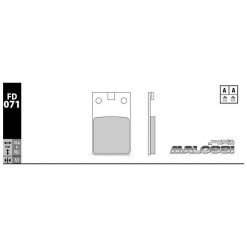 Bremsbelag Malossi (Paar)