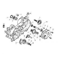 Dichtring Oeleinfüllschraube Getriebe Minarelli horiz. (Nr. 25)