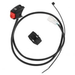 Lenkerschalter (Taster) Domino STOP schwarz/rot