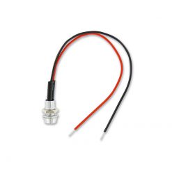 Glühlampe LED mini zum schrauben chrom/orange