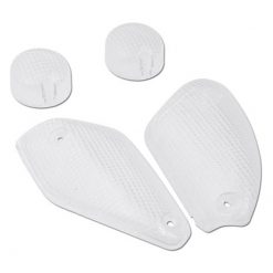 Blinkergläserset TNT Aerox/MBK Nitro >1999 geschraubt weiss