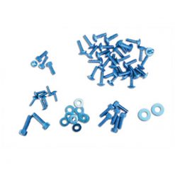 Schraubensatz TNT Verschalung Nitro/Aerox blau eloxiert NML