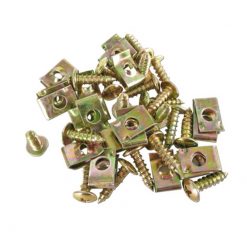 Schrauben und Blechmutter M5x10 (20 Stk.)