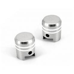 Ventildeckel TNT Kolben chrom (2 Stück)