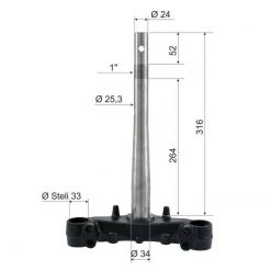 Gabelkopf RMS zu Honda SH 125 2001-2012