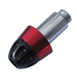 Lenkerendzapfen Rage Alu schwarz-rot (2 Stück)