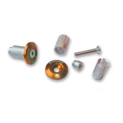 Lenkerendzapfen MX Alu orange 13-17mm (2 Stück)