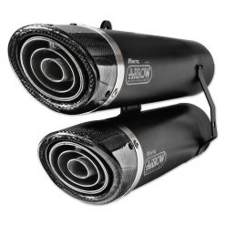 Auspuffendtopf ARROW Fantic Caballero 500 schwarz