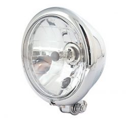 Scheinwerfer SHIN YO BATES STYLE klar 155mm, chrom E-Hom