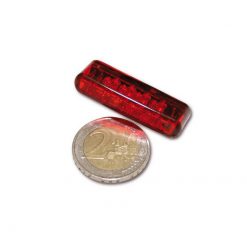 Rücklicht LED SHIN YO SHORTY Bremslicht, rotes Glas E-Hom