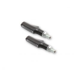 Blinker LED SHIN YO SHORTY FIN schwarz/getönt, Positionsl. E-Hom