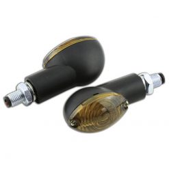 Blinker HIGHSIDER Smart CATEYE kurz, schwarz/orange E-Hom