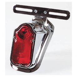 Rücklicht SHIN YO TOMBSTONE chrom/rot E-Hom