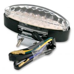 Rücklicht LED SHIN YO NUMBER1 mit Halter, schwarz/transp. E-Hom