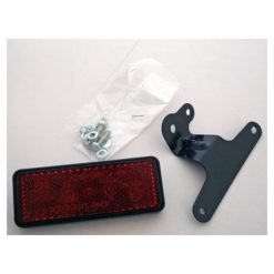 Rückstrahler rechteckig 91.5x36mm rot, mit Halterung E-Hom