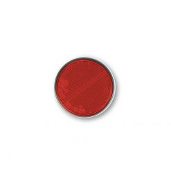 Rückstrahler SHIN YO rund Ø60mm rot, zum kleben E-Hom