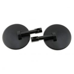 Lenkerendspiegel konvex (1mm) HIGHSIDER smart Ø100mm schwarz (Paar) E-Hom
