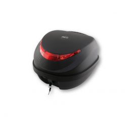 Top Case SHIN YO VERONA 32l schwarz, rot, inkl. Halterung