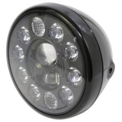 Scheinwerfer LED HIGHSIDER RENO TYP 1 190mm, schwarz E-Hom