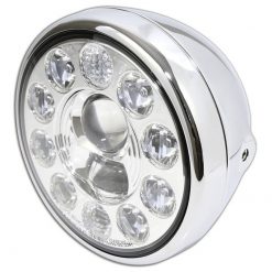 Scheinwerfer LED HIGHSIDER RENO TYP 1 190mm, chrom E-Hom