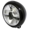 Scheinwerfer LED HIGHSIDER HD-STYLE-3 190mm,schwarz m.chr. E-Hom