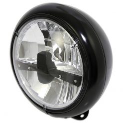 Scheinwerfer LED HIGHSIDER HD-STYLE-3 190mm,schwarz m.chr. E-Hom