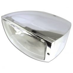 Scheinwerfer HIGHSIDER OREGON (U) 195mm, chrom E-Hom