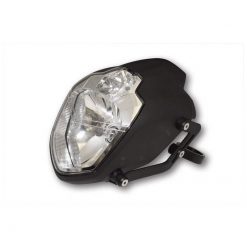 Scheinwerfer HIGHSIDER URBAN 190mm, schwarz HK 49-54mm E-Hom