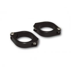 Standrohrschellen HIGHSIDER CNC (Paar) Alu schwarz Ø35-37mm