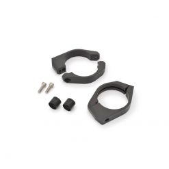 Blinkerhalter DAYTONA für Gabelstandrohr Ø47mm Aluminium schwarz (Paar)