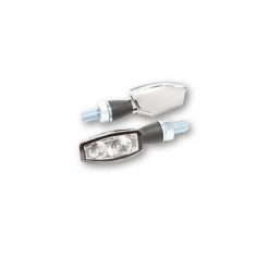 Blinker LED HIGHSIDER BLAZE chrom/transparent, Rücklicht E-Hom