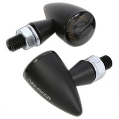 Blinker LED HIGHSIDER APOLLO BULLET schwarz/getönt E-Hom