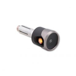 Blinker/Positionslicht LED HIGHSIDER AKRON-FLASH titan/getönt E-Hom