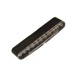 Rücklicht LED HIGHSIDER STRIPE schwarz/transparent E-Hom