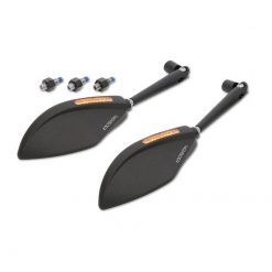 Rückspiegel HIGHSIDER TOREZZO mit LED Blinker Paar,schwarz E-Hom