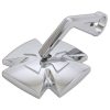 Lenkerendspiegel HIGHSIDER IRON CROSS chrom E-Hom