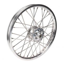 Speichenrad MOPED KINGS hinten 1.40x17 Zoll, Alu chrom zu Puch Maxi