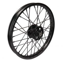 Speichenrad MOPED KINGS hinten 1.40x17 Zoll, Alu schwarz zu Puch Maxi