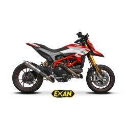 Auspuff EXAN X-GP in inox zu Ducati (CH-Hom)