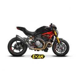 Auspuff EXAN Oval Carbon Cap in carbon zu Ducati (CH-Hom)