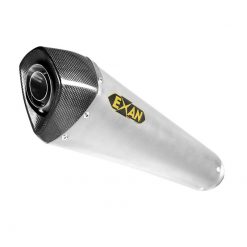 Auspuff EXAN X-Black Conic in inox zu Honda (CH-Hom)