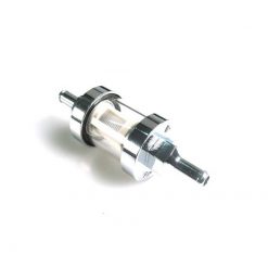 Benzinfilter TECH CHROM mit Schauglas und auswaschbar (verschraubt)