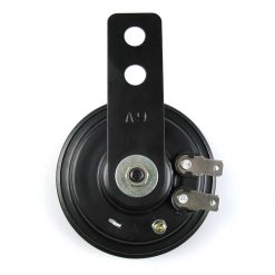 Horn / Hupe *NO NAME* ~6V~ AC (Ø 70 x T 30mm) in SCHWARZ inkl. Halterung