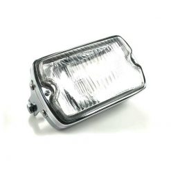 Scheinwerfer NO NAME (vorne) eckig in Chrom 155 x 95 x 65mm mit Ein/Aus Sc