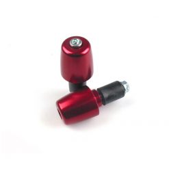 Lenkerendzapfen (rund-konisch-gross) Buzzetti aus Alu in ROT (Ø 29.7 x 32.