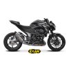 Auspuff EXAN X-Black Oval in titan zu Kawasaki (CH-Hom)